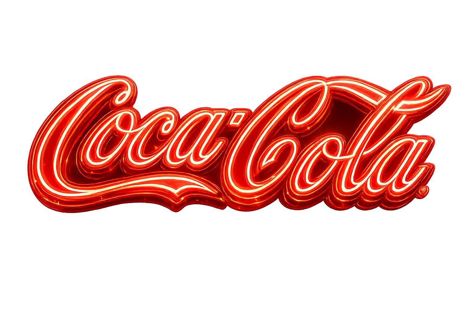 Voorbeeld van een logo uitgevoerd als LED neon lichtobject