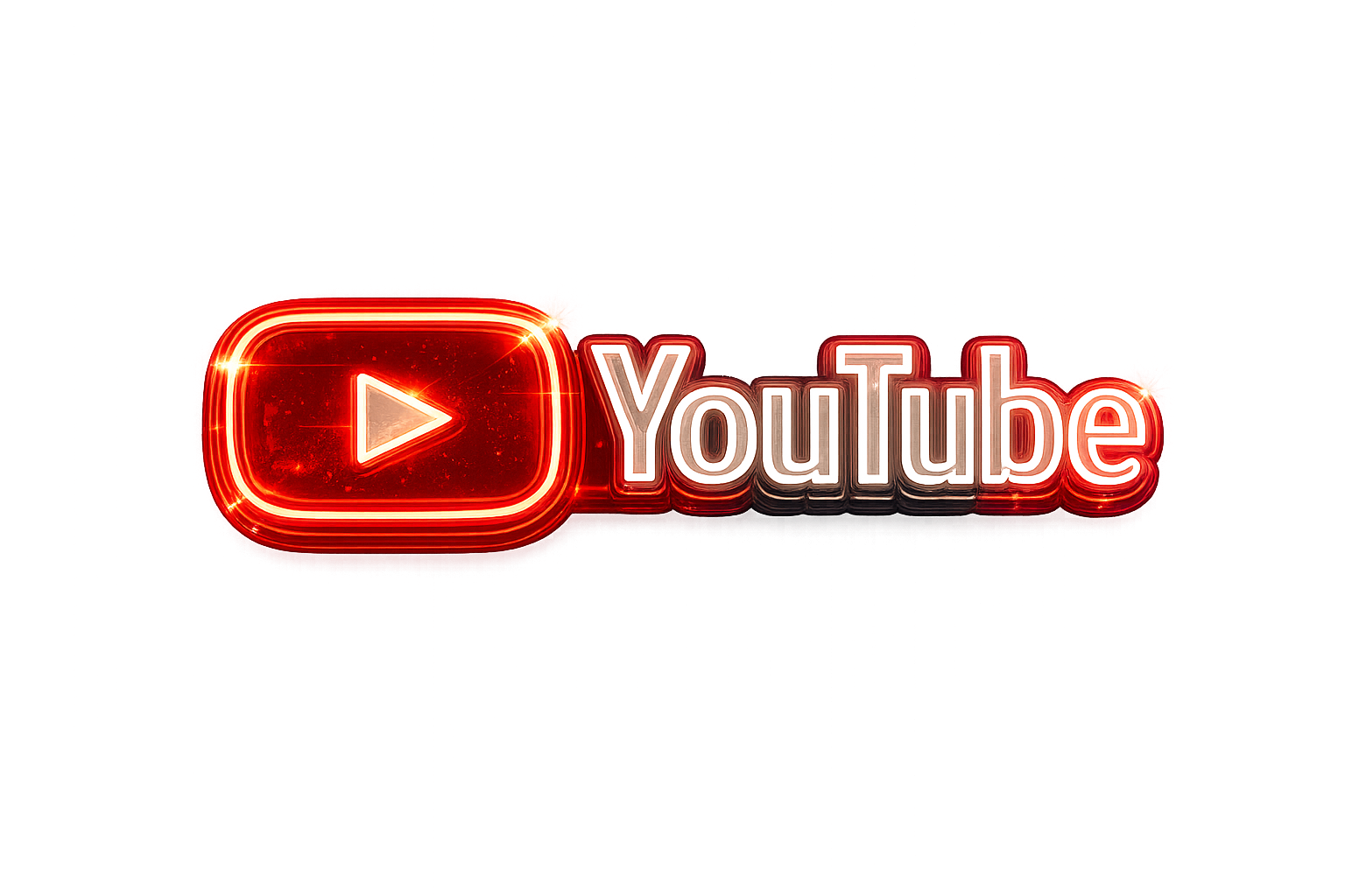 Voorbeeld van een logo uitgevoerd als LED neon lichtobject