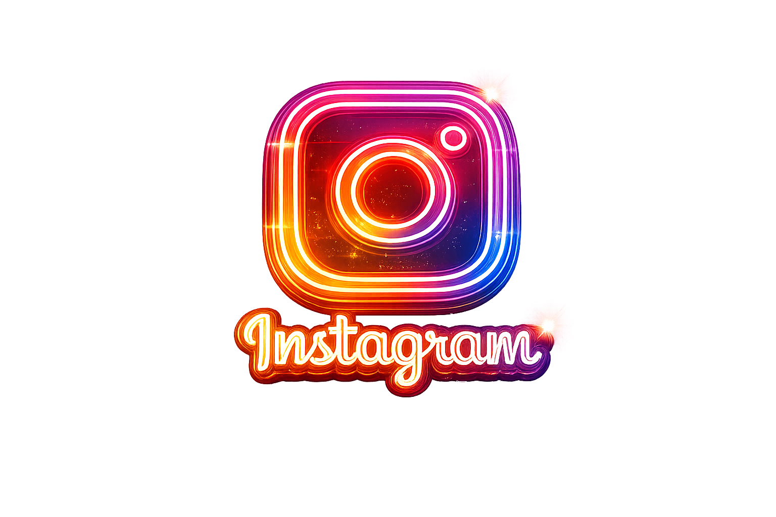 Voorbeeld van een logo uitgevoerd als LED neon lichtobject