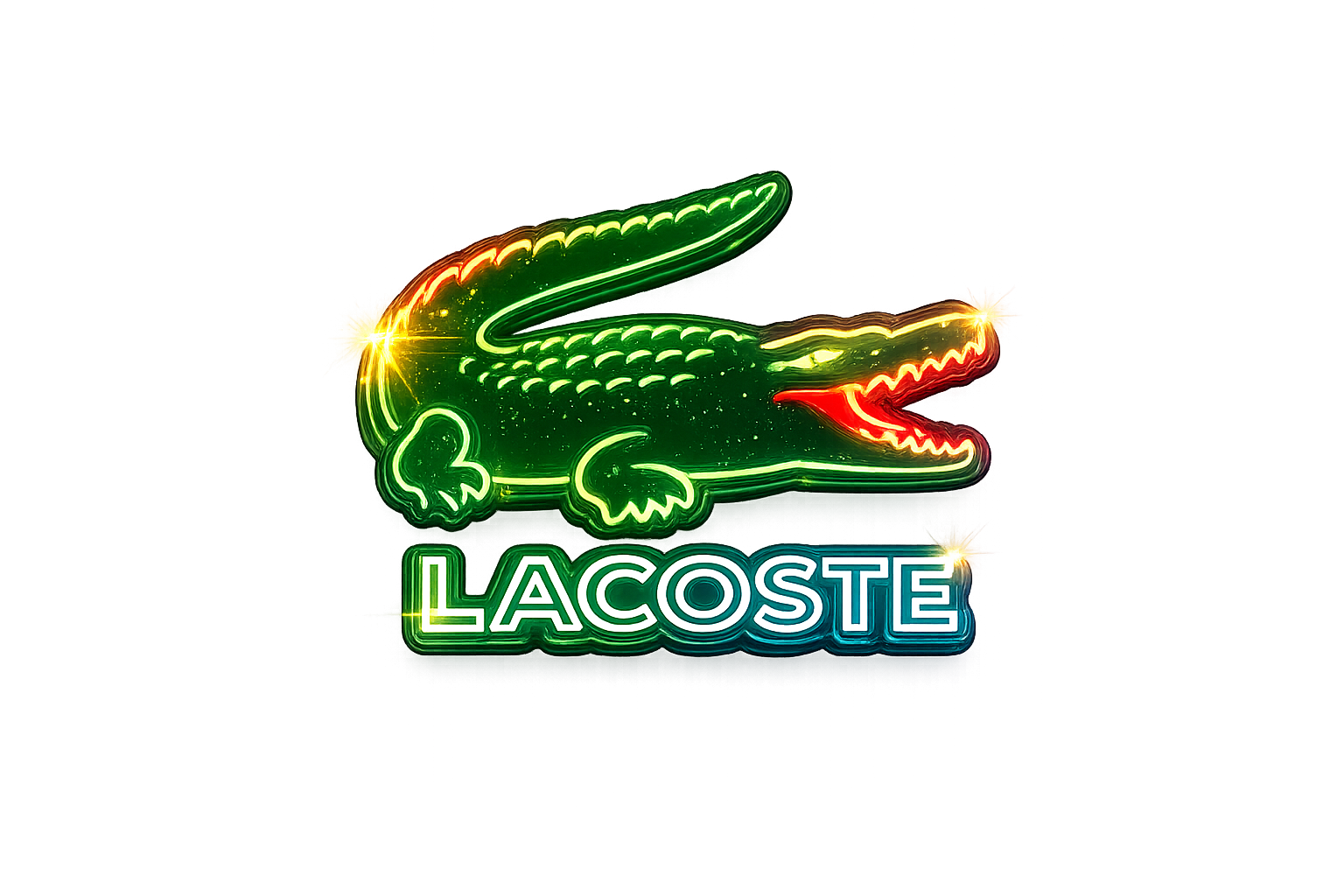 Voorbeeld van een logo uitgevoerd als LED neon lichtobject